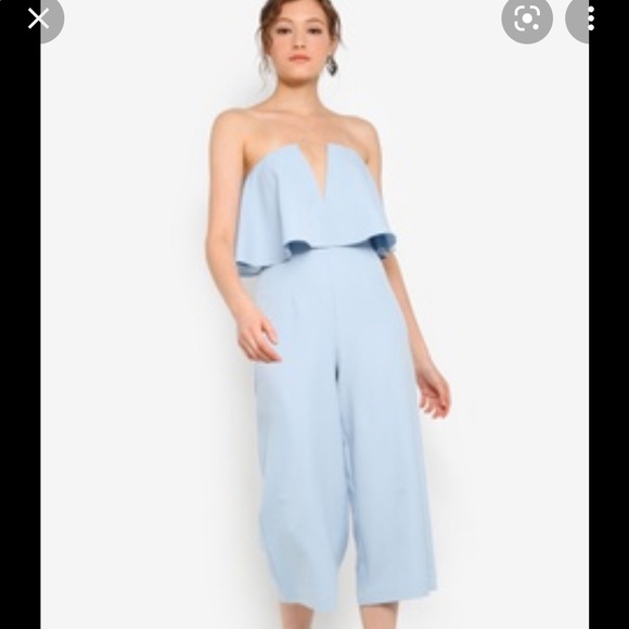 Lavish Alice blue jumpsuit - Picture 1 of 3